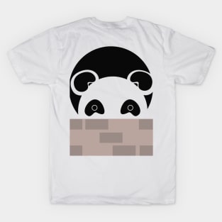 Black white Panda T-Shirt